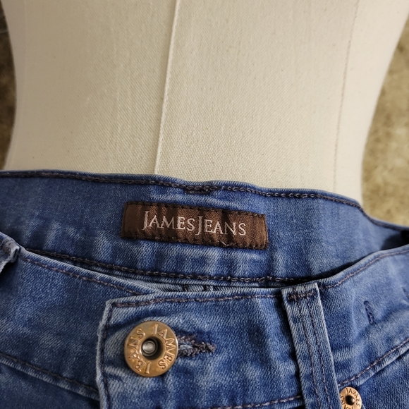 JAMES JEANS Twiggy Rise 8" Ankle Jeans Size 27 - Picture 8 of 8